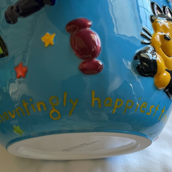 NIB Large Vintage Disney Winnie the Pooh -Themed Ceramic Halloween Bowl - Picture 5 of 9